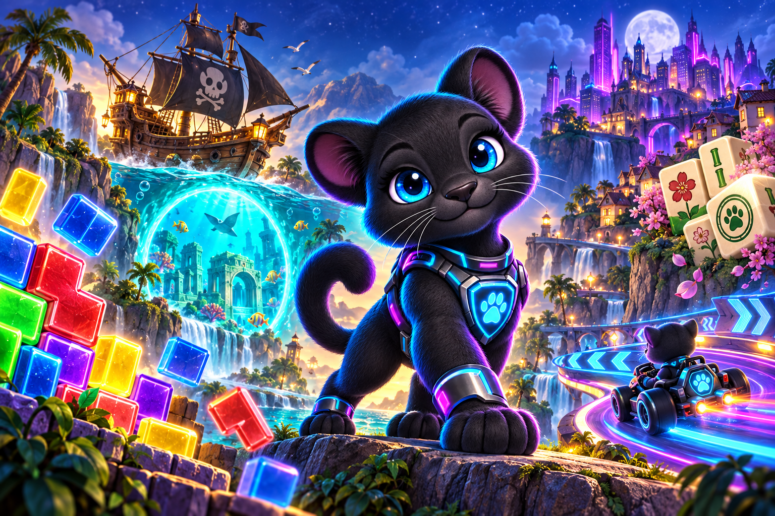 Hunter Jr., the scam-hunting panther mascot